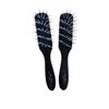 2 Pack Black & White Classic Styler Sculpting Paddle Brush
