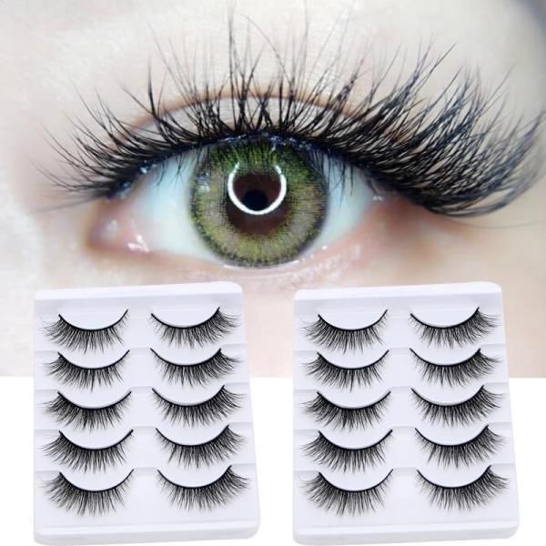 3D Eyelash Volume Fake Extension Natural Cat Eye Makeup Tool Reusable Waterproof YZL9