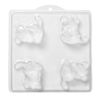 4 Cavity Cute Mouse Soap/Bath Bomb Mould Mold M73 x 5