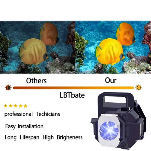LBTbate for ELPLP49 Replacement Projector Lamp Bulb for Epson PowerLite Home Cinema 8350 8345 8500UB 8700UB 8100 6100 6500UB 7100 7500UB V13H010L49 Projector Bulb