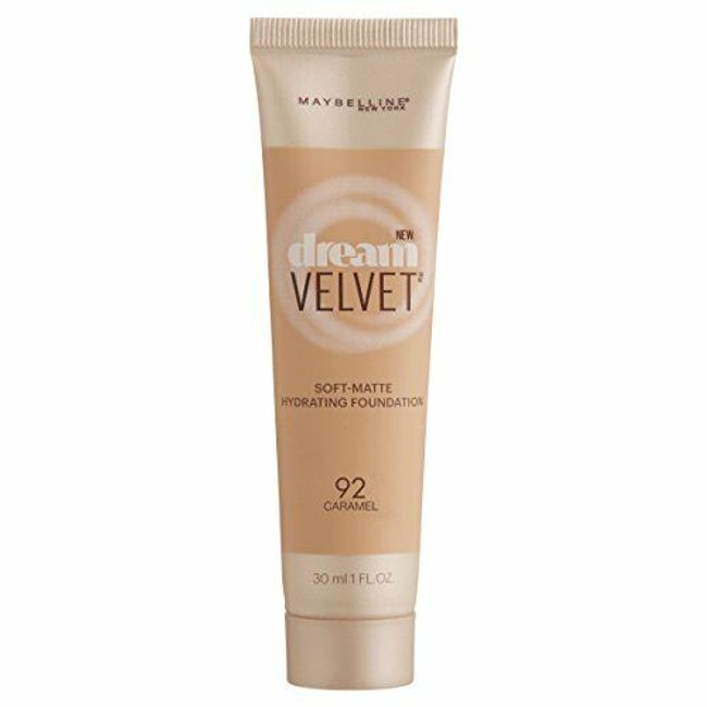 1pc Maybelline Dream Velvet Soft-Matte Hydrating Foundation, Caramel, 1 fl. oz