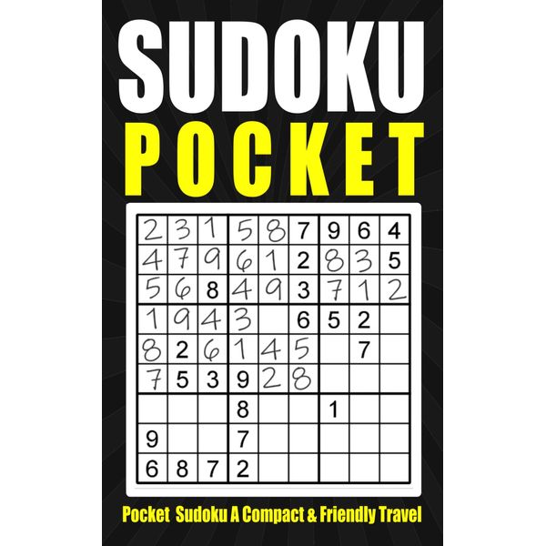 Pocket Sudoku: puzzles book For travel & Friendly