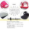 Okumura Slippers, Red, Size M