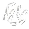 10Pcs Curtain Drapery Pin Hooks - Silvery
