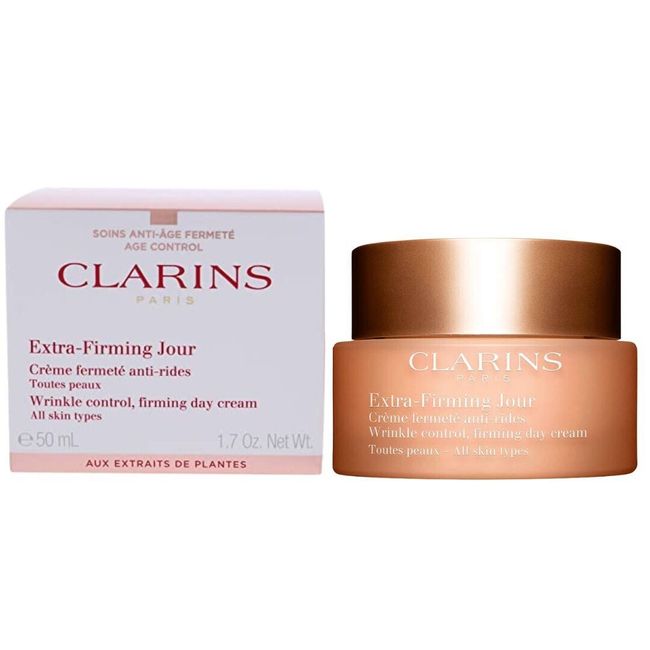 CLARINS Wrinkle Control Extra Firming JOUR (All Skin) SPF-15 1.7oz- NEW IN BOX