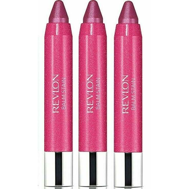 3 Pack - Revlon Balm Stain, Mystic Magenta Lip Stain Balm Sealed