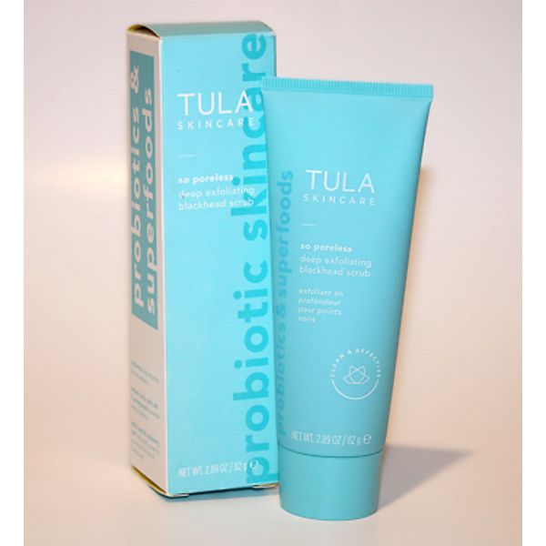 TULA SKINCARE So Poreless Deep Exfoliating Blackhead Scrub Probiotics Superfoods