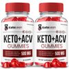 Keto Lean ACV Gummies, Apple Cider Vinegar, Max Strength Formula (2 Pack)