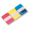 Post-it 686RYB Dispenser File Tabs,1-Inch x1-1/2-Inch, 66Tabs/PK, AST Solid Primary