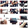 glaryyears 7 Sheets Flower Pendant Henna Tattoo Stencil Temporary Hollow DIY Drawing Body Makeup