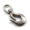304 Stainless Steel Swivel Eye Lifting Hook, Safety Snap Hook, Cargo Hook Rigging Accessory Loading 150KG