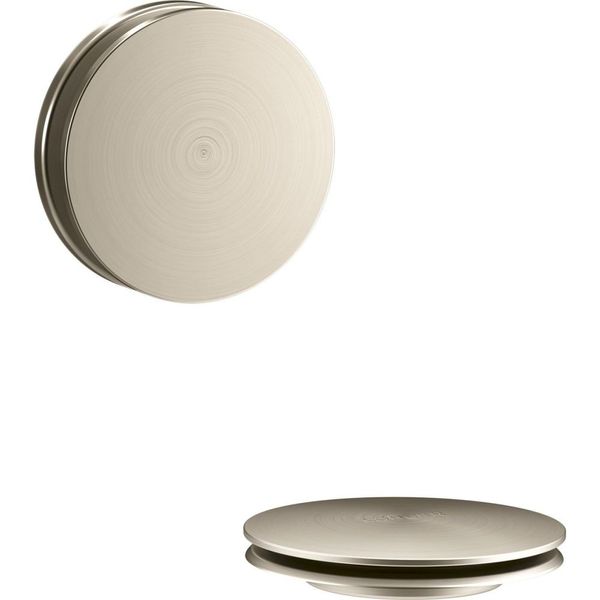 Kohler K-T37395-BV Cable Bath Drain Trim Contemporary Push Button Handle Bronze