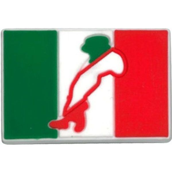 Gift House Button Charm Italian Flag
