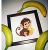 RIOLIS Cross Stitch Kit - HB-161 - Happy Bee Monkey