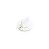 Red Hound Auto 1 White Dryer Timer Control Knob Replacement Compatible with General Electric Hotpoint RCA WE1M652