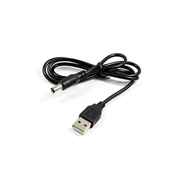 USB to DC 5V Plug Power Supply Cable (Plug Outer Diameter 5.5/Inner Diameter 2.1mm) USB Power Cable