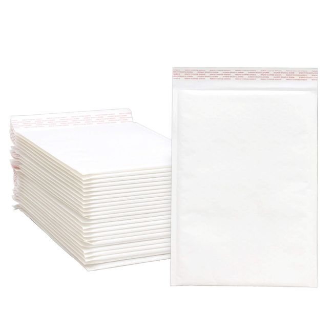 IS CE-B5-25 Bubble Envelopes, B5 Size, 25 Sheets