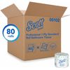 Scott Standard Roll Bathroom Tissue, 1-Ply, 1210 Sheets / Roll, 80 Rolls / Case