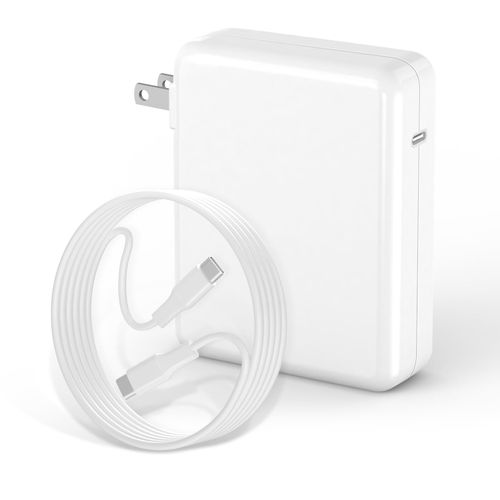 Charger for Mac Book Pro 140W USB-C Power Adapter, Compatible with MacBook Pro 16, 15, 14, 13 Inch, MacBook Air 13 Inch, iPad Pro 2024/2023/2022/2011/2020,M1 M2 M3,Included 6.6ft USB C to C Cable