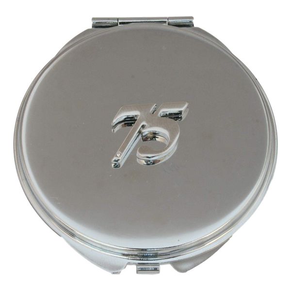 75th Birthday Compact Mirror Handbag Gift With Free Engraving 533