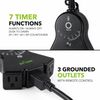 BN- LINK Outdoor Timer With Remote Photocell Light Sensor 2 4 6 8 hour Countdown