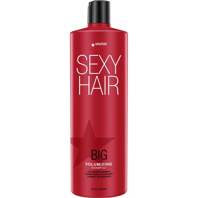 SexyHair Big Volumizing Shampoo, 33.8 Oz | Provides Moisture and Hydration | SLS & SLES Sulfate Free | All Hair Types