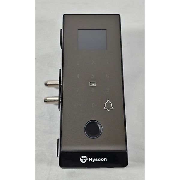 Smart Glass Door Lock 5 in 1 Keyless Fingerprint Patio Glass Side Door Electroni