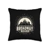 Broadway Bound Theater Lover NYC Dreamer Throw Pillow