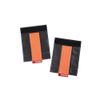 DEGNER CG-3 Leather Grip Cover/Leather Grip Cover/Black/Orange