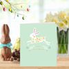 Hoppy Easter Wishes Cute Greeting Card Happy Easter Greetings Cards