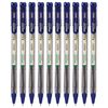 HAUSER Eon 10 x 0.7mm BLUE Smooth Ballpoint Pens Triangular Grip Simply Perfect