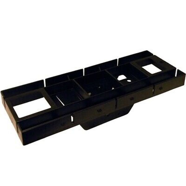 Gibraltar Mailboxes Patriot Rust-Proof Plastic Black, Mailbox Mounting Board,