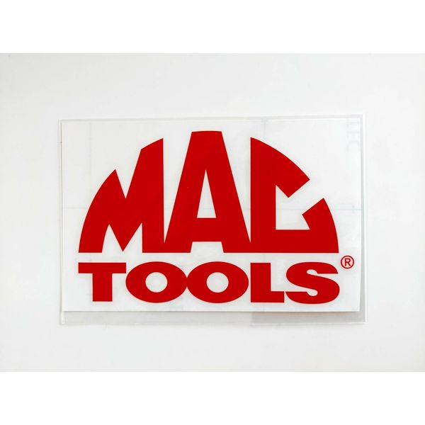 MACTOOL'S Sticker Red 3.9 inches (100 mm) Semicircle