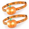 EverBrite 2Pack Halloween Pumpkin Headlamp 2 Modes LED Head Lamp Adjustable Band