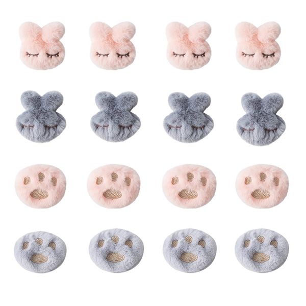 ND 16pcs Plush Cartoon Anti-Move Clamp Duvet Cover Clips Quilt Single Clip To Keep Duvet In Place Non-Slip Safety Cute Comforters Grippers Duvet Clips Quilt Sheet Clip Fasteners