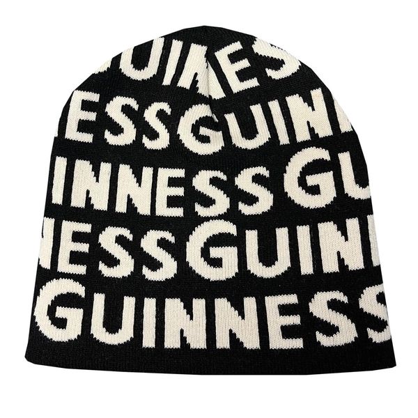Guinness - Black & Cream Beanie - One Size - G6286
