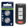 Mitsubishi Keyfob Replacement Battery Panasonic CR2032 Lithium (2 Pack)+Tracking