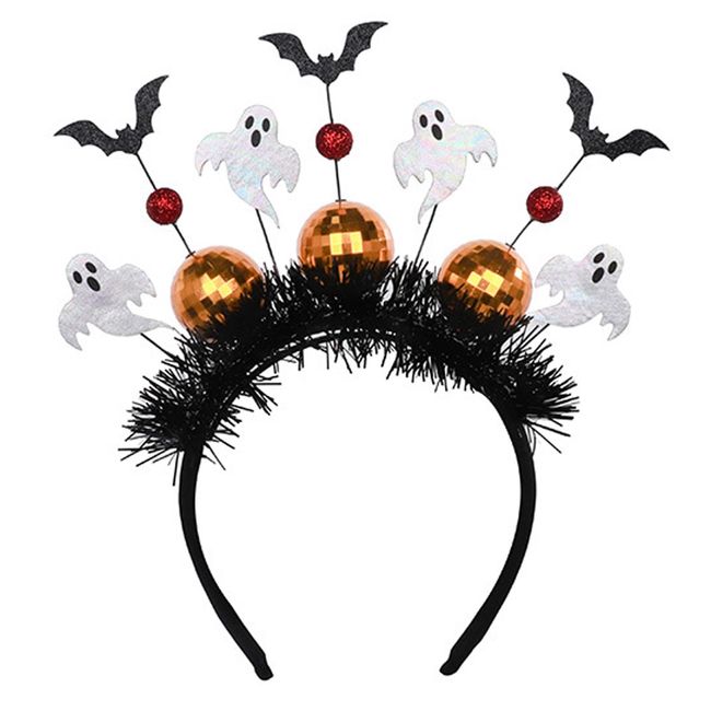 Moyubath Halloween Headband,Bat Ghost Headwear for Halloween Party