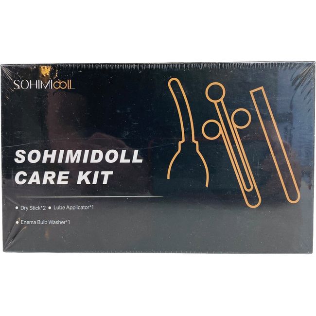 Sohimidoll Care Kit Enema Bulb Washer - Dry Stick - Lube applicator