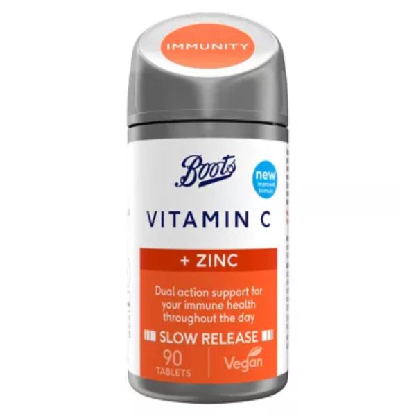 Boots Vitamin C & Zinc 90 Tablets (3 months supply)