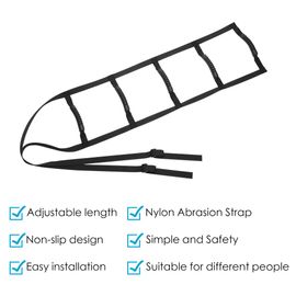Bed Ladder Assist Strap with 5 Adjustable Hand Grips