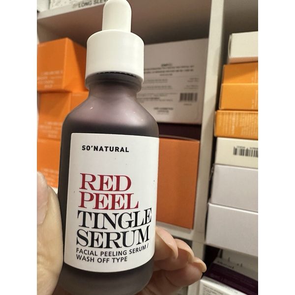 So'Natural Red Peel Tingle Serum Newest Version 35ml