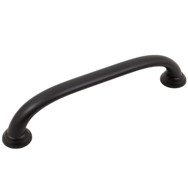 Alesund Cabinet Pull, 128 Millimeters, Matte Black by Stone Harbor Hardware