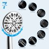 Hibbent All Metal Shower Head 10 Inch Rainfall Shower Head Combo Chrome