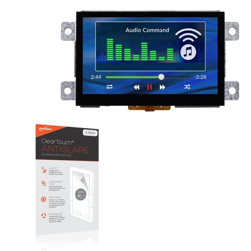 BoxWave Screen Protector Compatible with Newhaven Display NHD-4.3-HDMI-HR-RSXP-CTU - ClearTouch Anti-Glare (2-Pack), Anti-Fingerprint Matte Film Skin