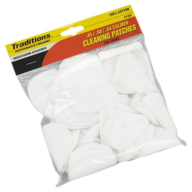 Traditions Performance Firearms Muzzleloader Cleaning Patches (.45, .50, .54 caliber)