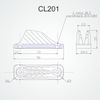 Clam Cleat CL201 Rope Size 6-12mm