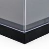 US 26cm L Perspex Acrylic Clear Display Box Case Plastic Base Dustproof Big Size