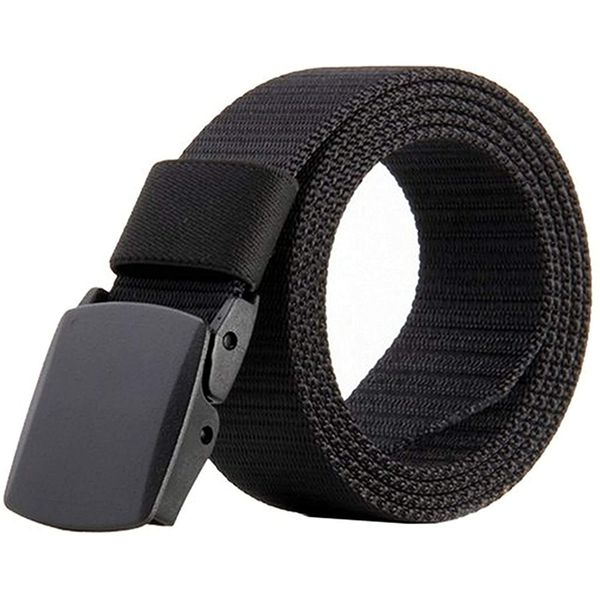 JASGOOD Nylon Canvas Breathable Military Tactical Men Waist Belt With Plastic Buckle