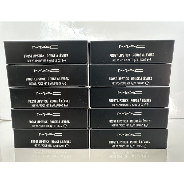 10 X MAC Frost Lipstick CB 96 ~ New